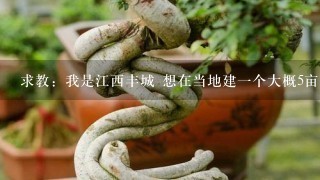 求教：我是江西丰城 想在当地建1个大概5亩的简单的大棚蔬菜种植地 建大棚大概需要多少钱1亩（最经济型的