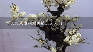 本人想从事花木种植怎么入门