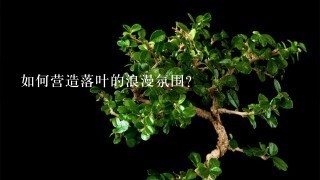 如何营造落叶的浪漫氛围?